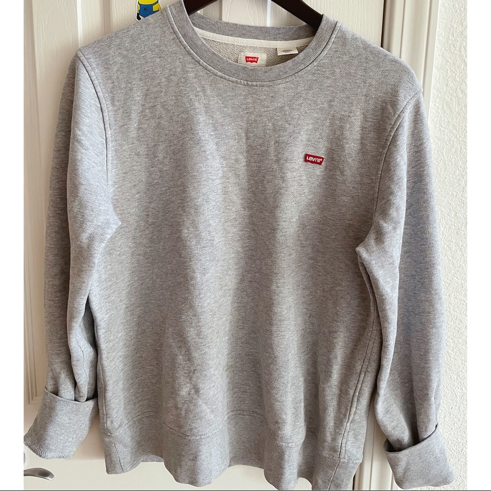 Levi’s grey lightweight hoodie jacket small size